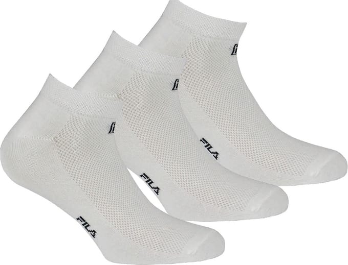 Fila Calza 3-pack Witte Sokken Wit 43-46 - 43/46