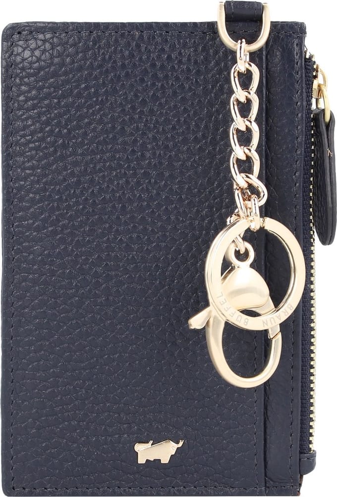Braun Büffel Leren Sleutelgeval Asti Wallet 4CS Navy Donkerblauw
