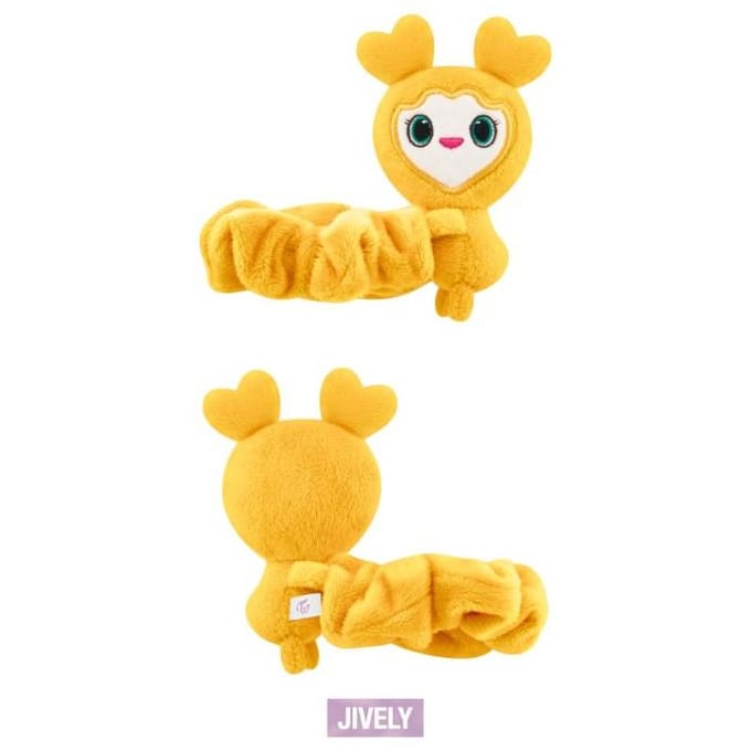 TWICE LOVELY Scrunchie - DIT IS VOOR Jively yellow