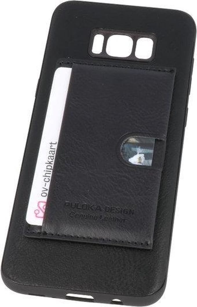 Zwart Hardcase cover Hoesje voor Samsung Galaxy S8 Plus
