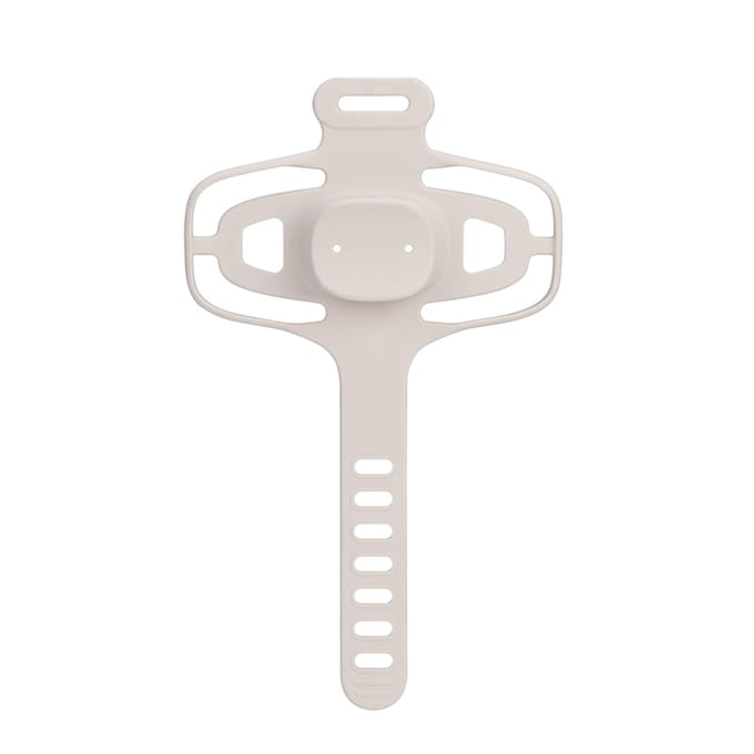 Siliconen Fiets Telefoonhouder met Verstelbare Band Schokbestendig Stabiel Smartphones Houder Universele Compatibiliteit Zwart Beige