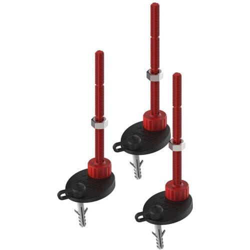 TECEdrainprofile montagevoet voor afvoer normaal en laag, set à 3 stuks