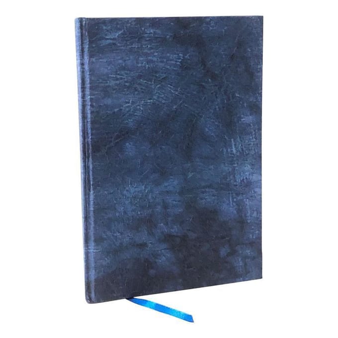 Notitieboek leerpapier 25x17cm
