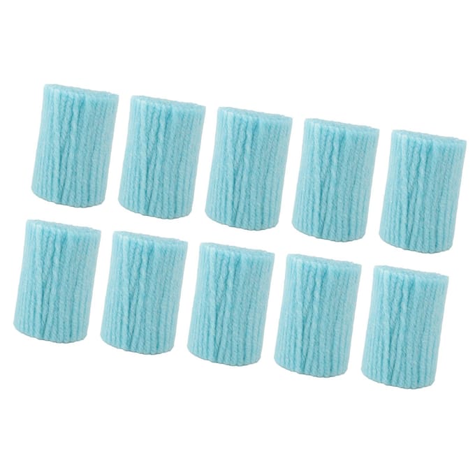 10 Rollen Latch Hook Garen Threads Enkele Kleur Multifunctionele Garen Kit voor Kruissteek Tufting white
