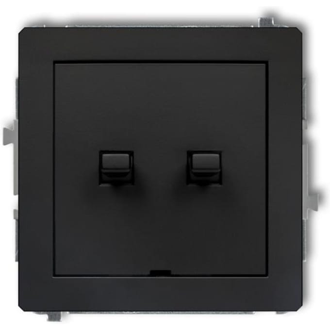 Decoratieve Kaarsenhouders Schakelaar Amerikaanse Stijl Zwart Mat 12Dwpus-2