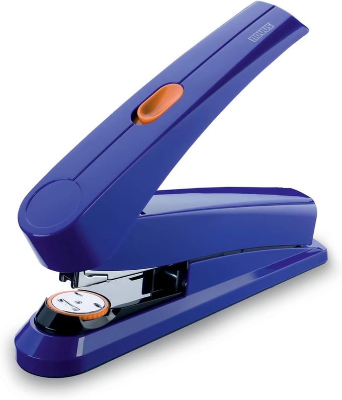 Nietmachine - Papierbinder - Documenten Nieten - Krachtbesparing 70% - 50 Vellen - Blauw