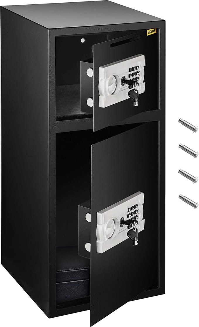VEVOR Kluizen Elektronische Kluis Digitale Kluis 74 L Digitale Elektronische Kluis Staal