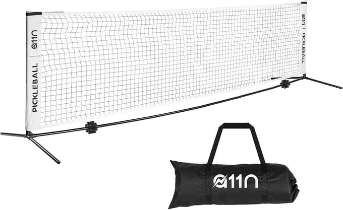Pickleball Net Halve Baan 3 Meter Duurzaam en Draagbaar