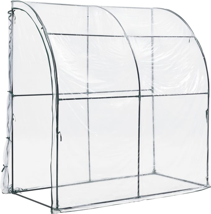 Tuinkas Juta kweekkas 100x200x215 cm transparant