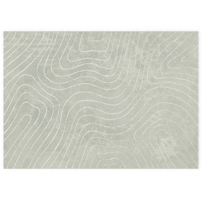 vidaXL - Binnen- - en - buitenkleed - PALMERAS - Groen - 200 - x - 280 - cm - Polyester