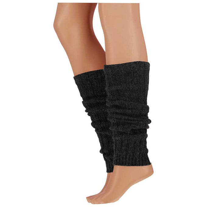 Alpaca legwarmer dames - Grijs / One size