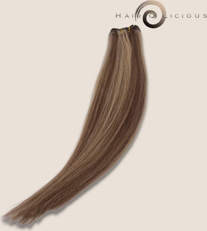 Machine Weft | 100 gram | 50 cm | Kleur 6W/8W