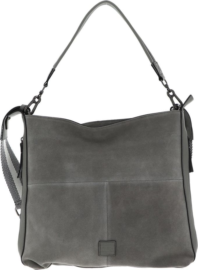 FREDsBRUDER Leren Schoudertas Lazap Hobo Bag Icy Sage Kaki