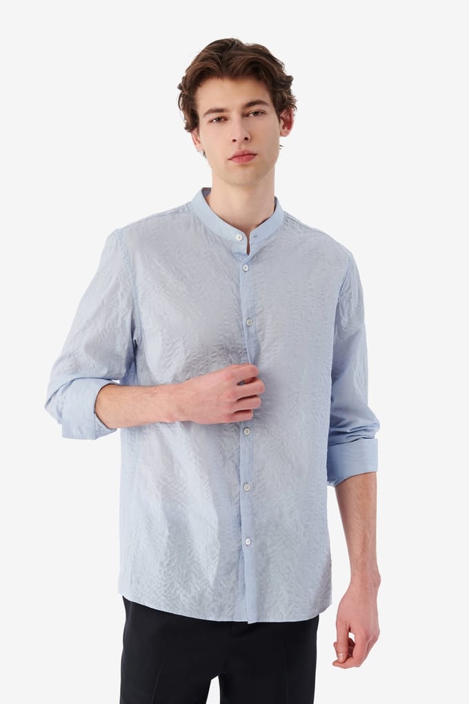IRO Paris Jared Shirt Light Blue Taglia: 42 | Camicie Business Outlet | Uomo | Blu