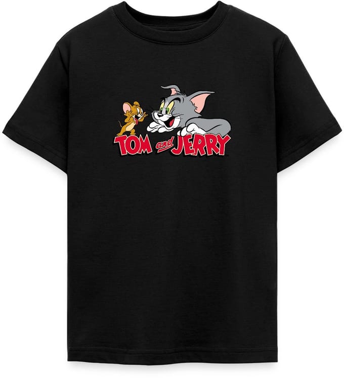 Tom En Jerry Vang Me Maar T-Shirt Tiener