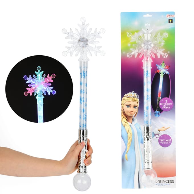 Toi-Toys - Ice Princess Magic Wand Snowflake with Light