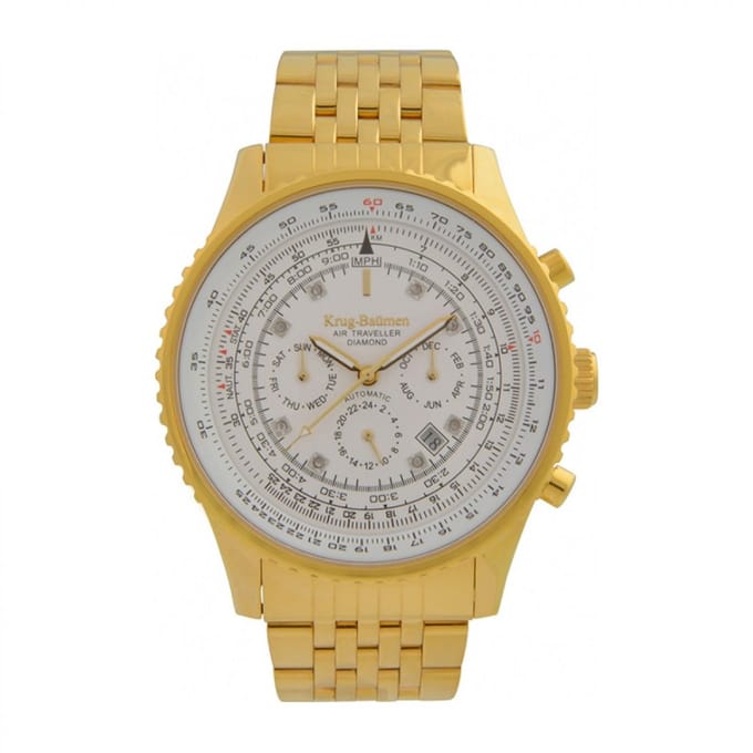 Krug- Baümen Air Traveller Diamond Automatic 46mm 600111DSA