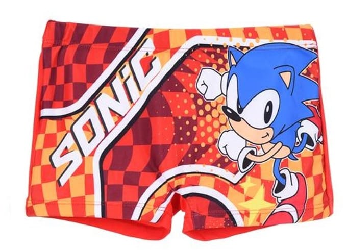 Sonic The hedgehog Zwembroek Rood Maat 104