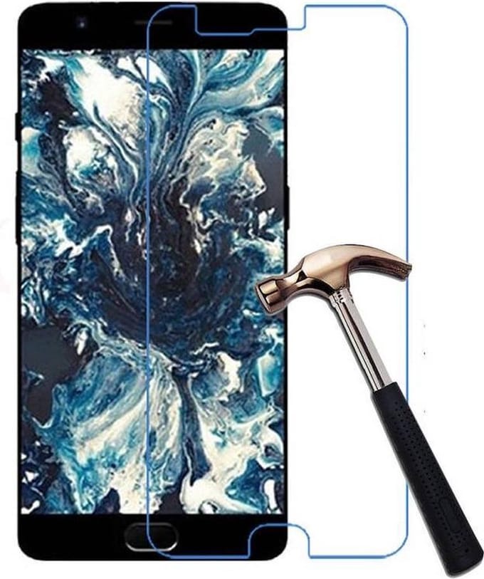 Pearlycase® Tempered Glass / Glazen Screenprotector Geschikt voor One Plus 5