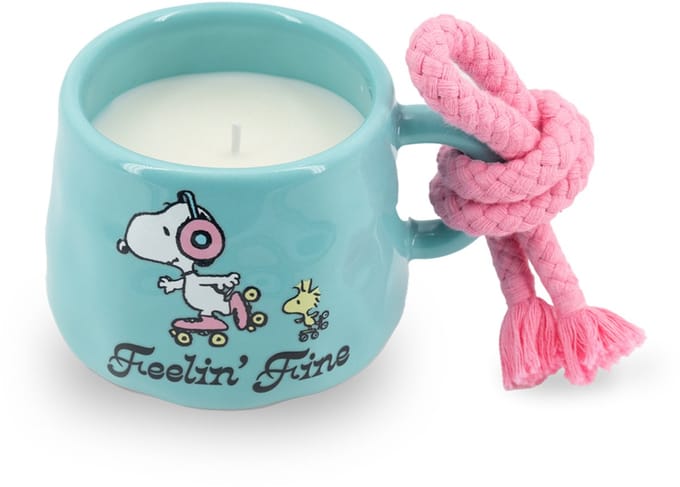 Peanuts Geurkaarsen - in mok - met koord - Feelin' Fine