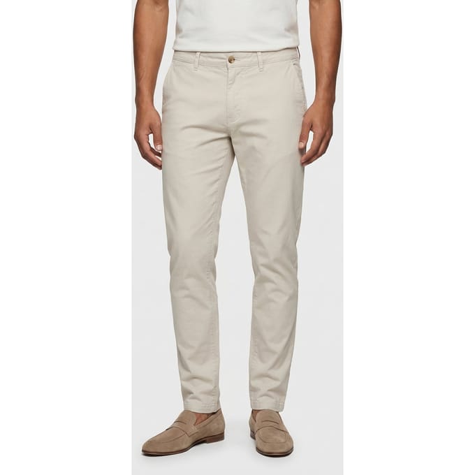 Dstrezzed Marlon Summer Chino Silver Birch Größe: 33 | Chinos Outlet | Herren | Grau