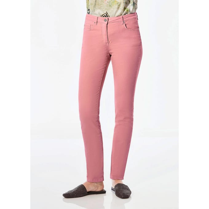 Superstretch-jeans BELLA - rosé - Gr. 27 van Goldner Fashion