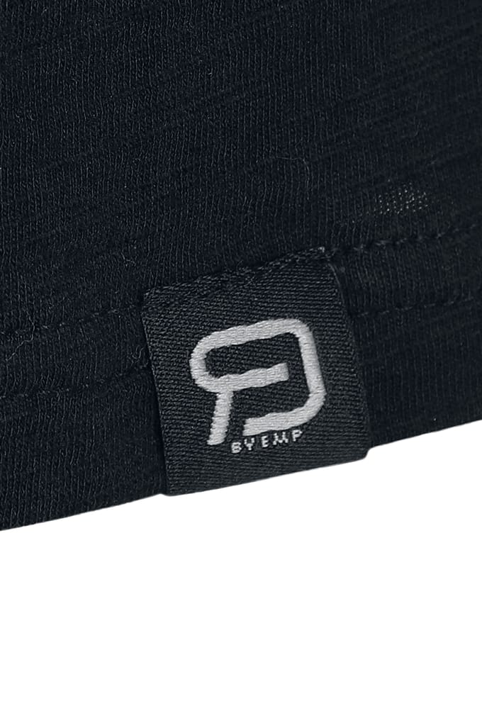 R.E.D. Rock-Engineered Design zwarte top met ronde hals - Dames - S