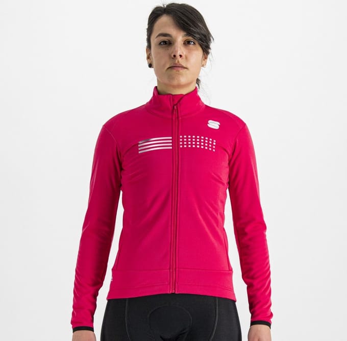 Sportful Fietsjack winter Dames paars - TEMPO W JACKET RASPBERRY - M