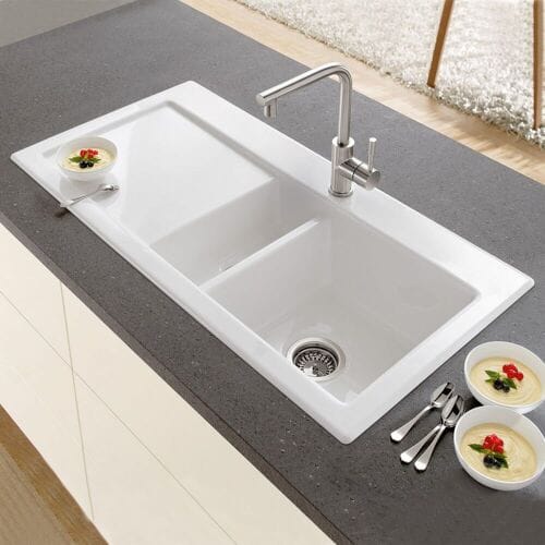 Villeroy & Boch Subway 60 inset sink, basin on the right 671201R1