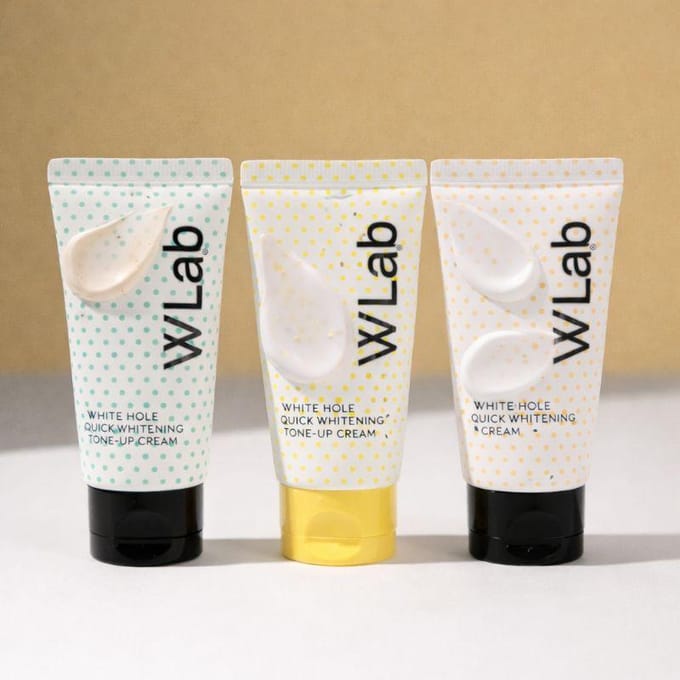 W.Lab Double White Brightening Tone-Up Cream K-Beauty White Holic 2 Radiance Boost white
