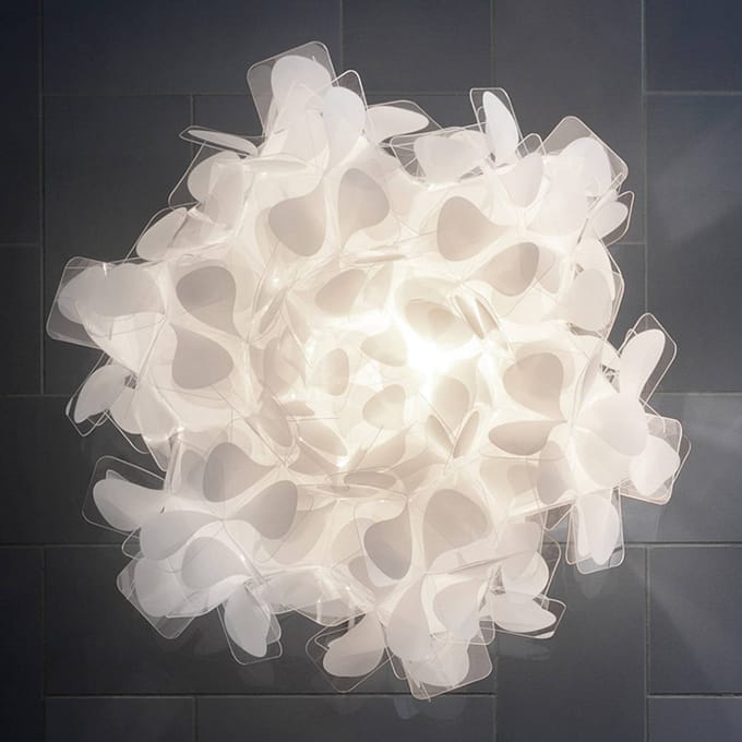 SLAMP Clizia Mama Non Mama Wand-/ Plafondlamp Medium Wit