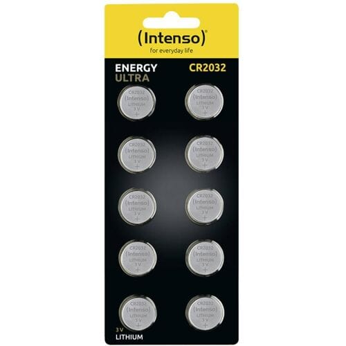 (Intenso) Energy Ultra knoopcel batterij CR2032 - 10 stuks (7502430)