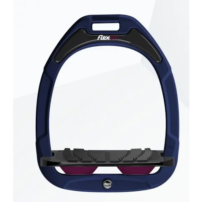 Incline Veiligheid Stirrup Marine/Zwart/Pruim Flex-On Green Composite