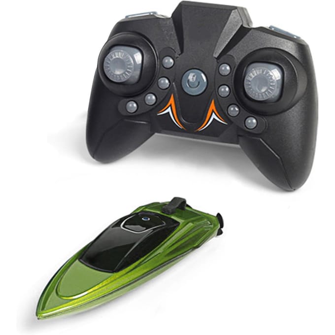 Mini RC-boot, afstandsbediening, waterdichte RC-speelgoed voor kinderen groen