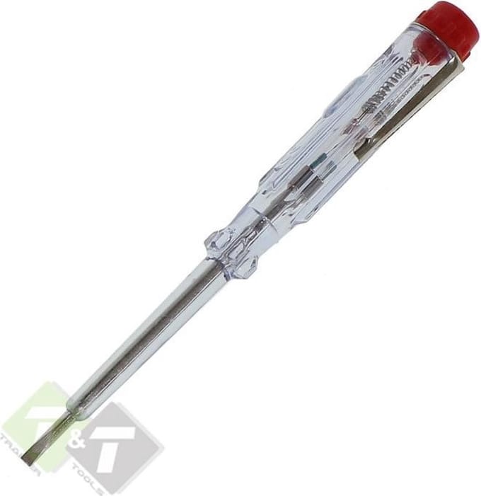 Spanningzoeker, Tester, 200 tot 250 Volt, Schroevendraaier