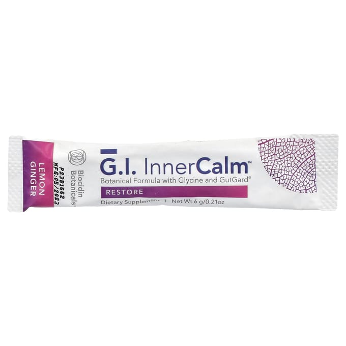 GI. Innerlijke Kalmte™, Citroen Gember, 30 Zakjes, 6G (0,21 oz) Elk