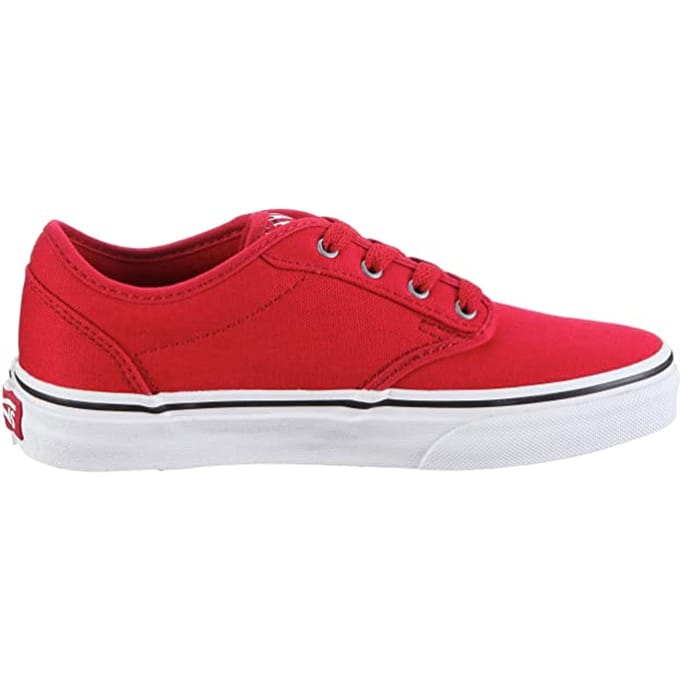 Vans Atwood Low Top Lace-Up Red Canvas Kinderslippers KI514A