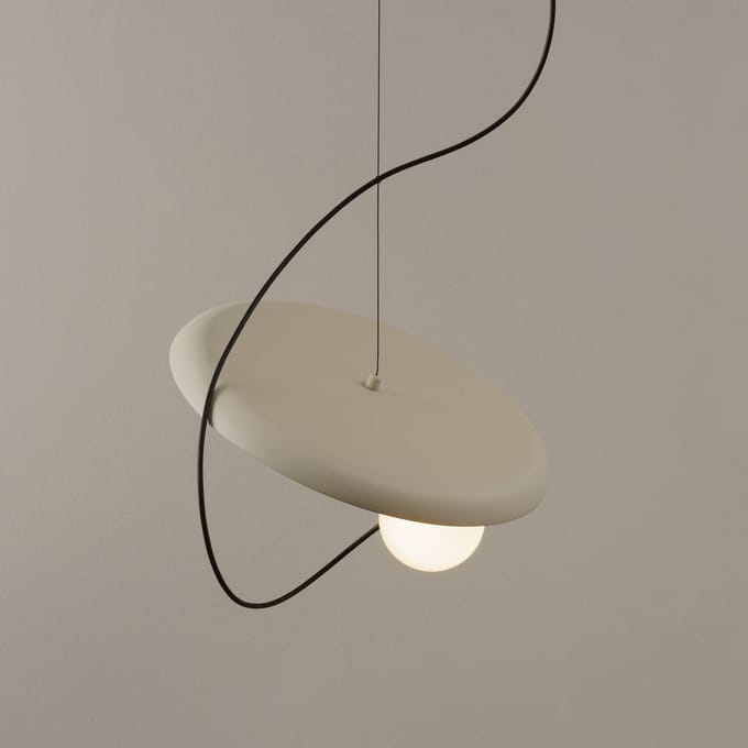Milan Iluminación Milan Wire hanglamp Ø 38 cm nerts kleurig