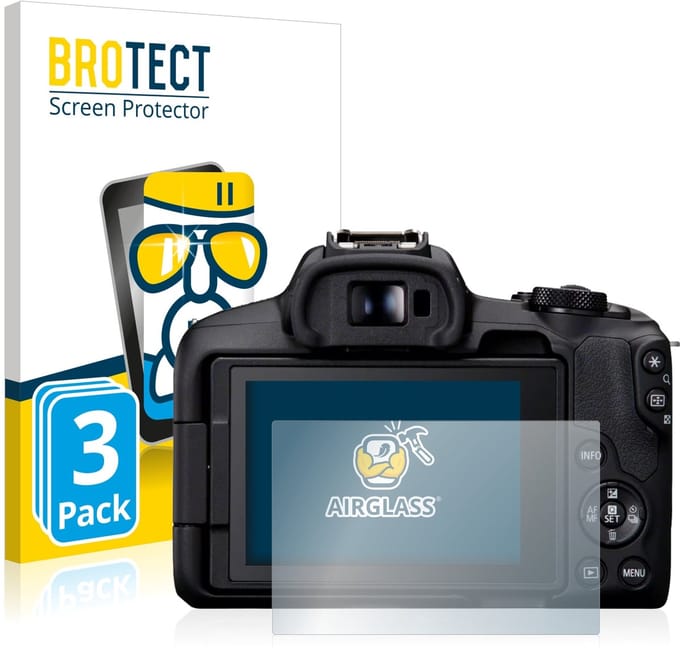 Screenprotector 3 Stuks voor Canon EOS R50 Beschermglas transparant