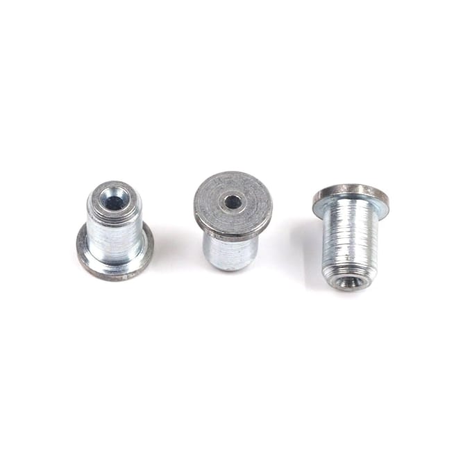 BCR020 100 Stuks Auto Raammechanisme Reparatieset Staalkabel Draad Eindstuk Pen Stop Huls Klinknagel 8x9.25/1.6 mm