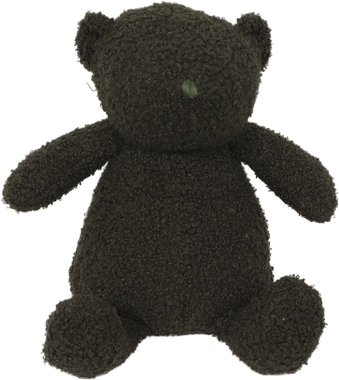 Luance Deurstopper Teddy - 1 kg - khaki groen - knuffelbeer - L13 x B11 x H21 cm