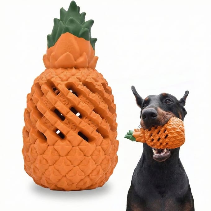 Meritosh© Ananas - Hondenspeelgoed - Kauwspeelgoed - Grote honden