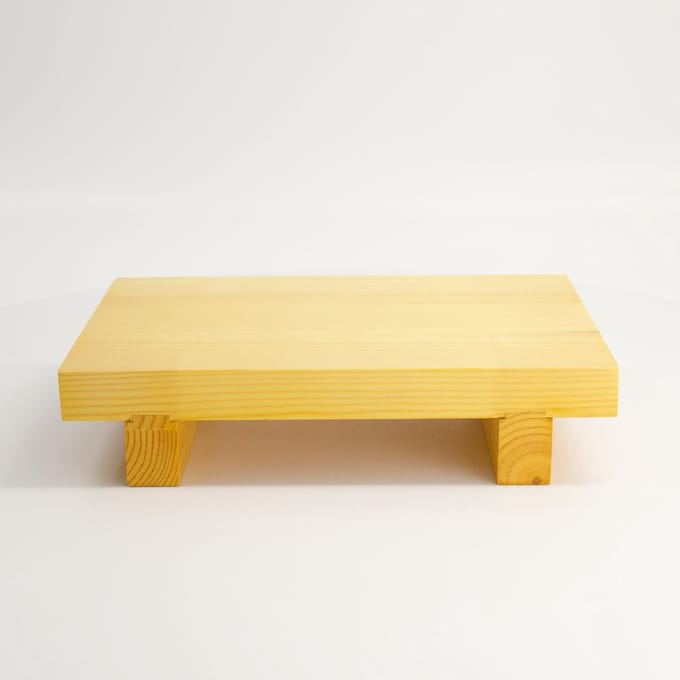 Tokyo Design Studio - Sushi Geta - Houten Serveerplank - High Model - 27 x 18 x 6 cm