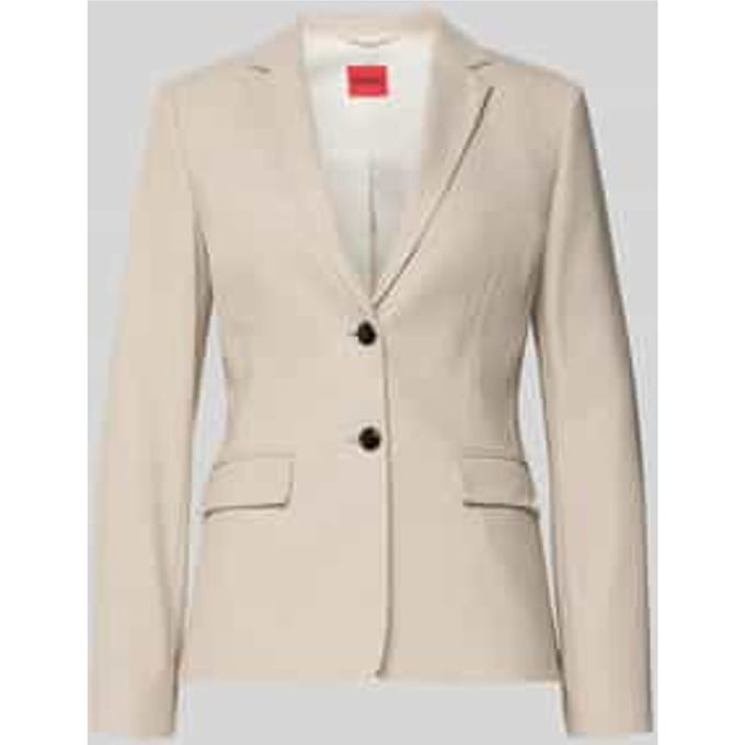 Slim fit longblazer met viscose Model 'ADALAS'