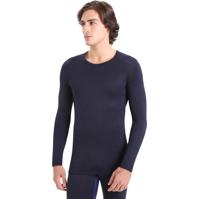 Icebreaker Mens 260 Tech LS Crewe - - Wintersport - Wintersportkleding - Thermokleding