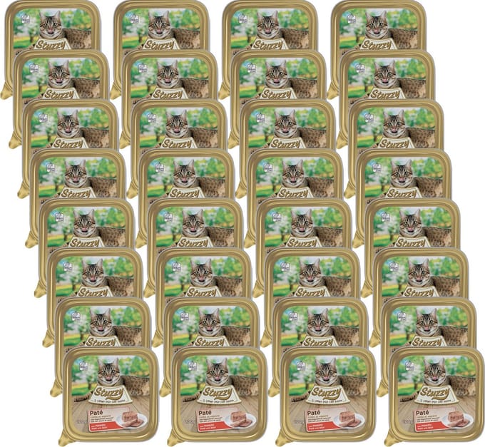 32x Stuzzy Kattenvoer Paté Rund 100 gr
