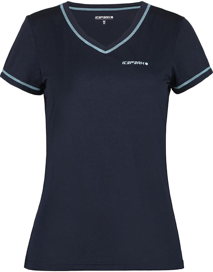 Icepeak Beasley T-shirt Met Korte Mouwen Blauw L Vrouw