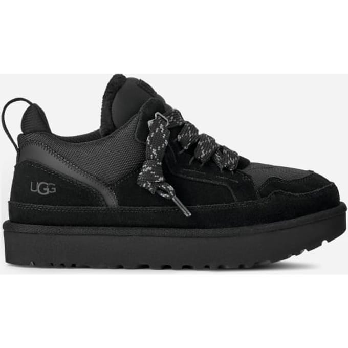 UGG® Lowmel for Men in Black, Size 7, Suede/Textile/Recycled Materials