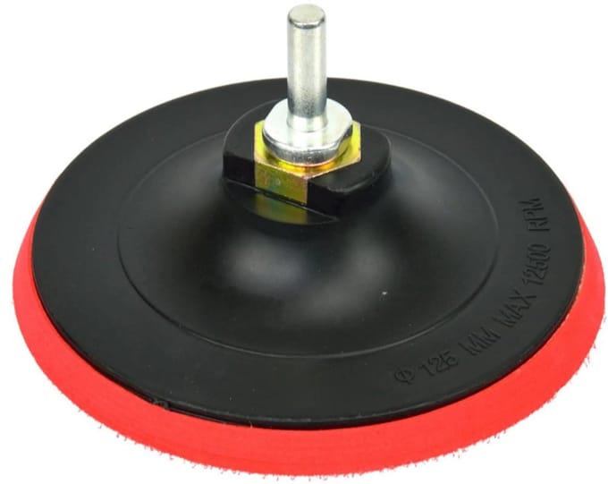 GEKO Klittenband steunpad - 125 mm - M14x2 - Inclusief booradapter