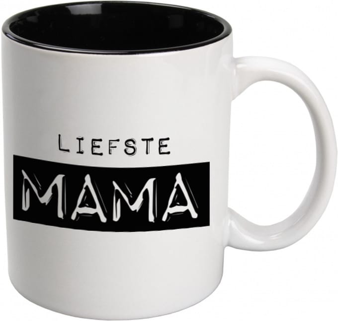 Moederdag - Mok - Zwart Wit - Snoep - Mama - lint: "Speciaal voor jou" - Cadeauverpakking